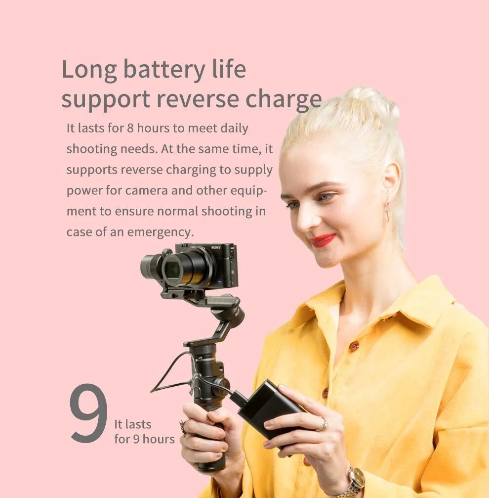 Feiyu G6 Max 3-осевой переносной карданный стабилизатор для Камера sony a7 series для Gopro 8/7/6/5 беззеркальных экшн Камера смартфон