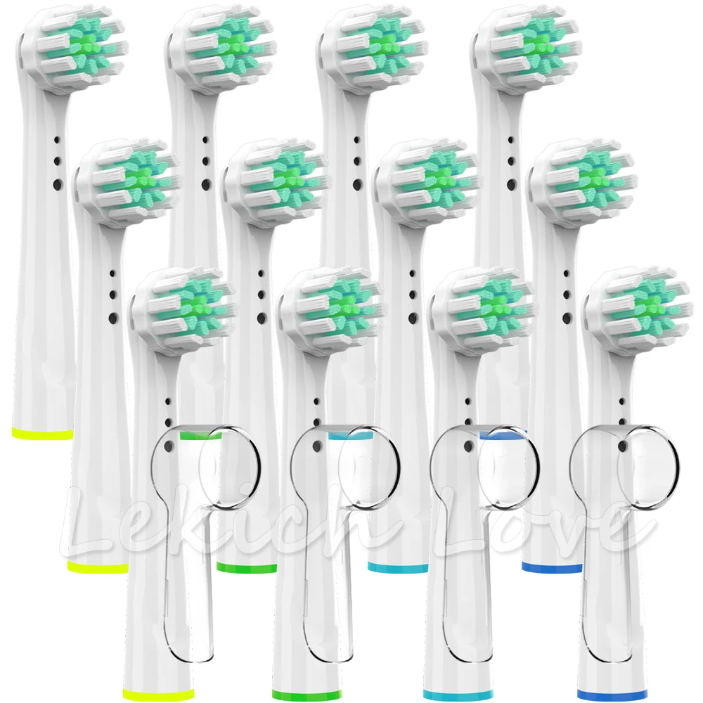 Насадки для зубной щетки Oral B 12 шт. насадки с 4 насадками щеток Braun мягкие