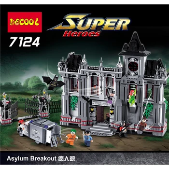 

DC Super Heroes Batman Joker Quinzel Ivy Robin Joker Arkham Asylum Breakout Compatible lepinglys 10937 building blocks bricks