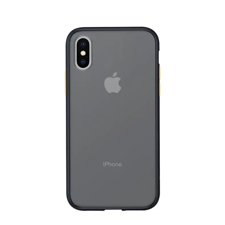 Красочное прозрачное матовое стекло с эффектом антиотпечатки чехол для iPhone 11 Pro Max X XS XR XS Max 8 7 6 6S Plus защитная задняя крышка