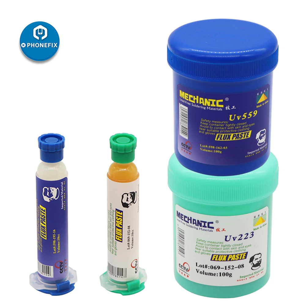 Mechanic Solder Paste Flux Uv223 Uv559 For Iphone Repair Bga Soldering