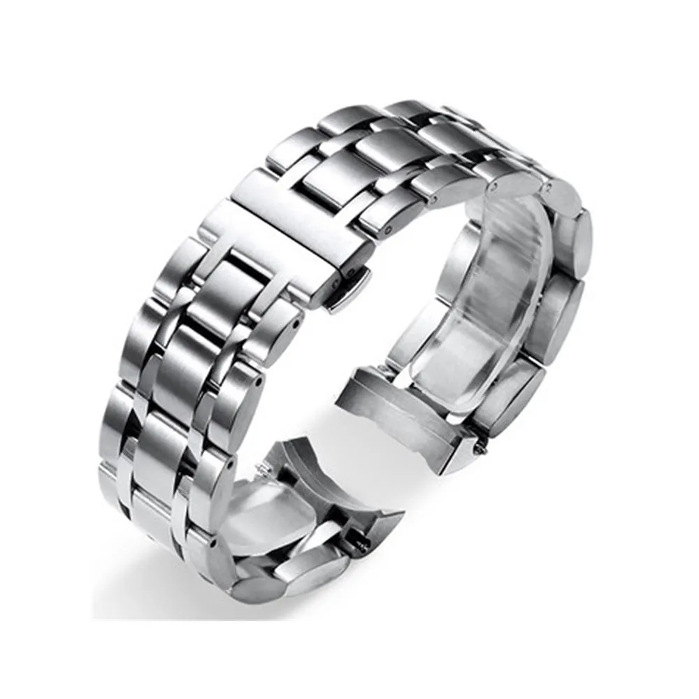 Ремешок iStrap 22 мм 23 мм 24 мм из нержавеющей стали для часов Tissot T035 ремешок с бабочкой и пряжкой браслет на запястье