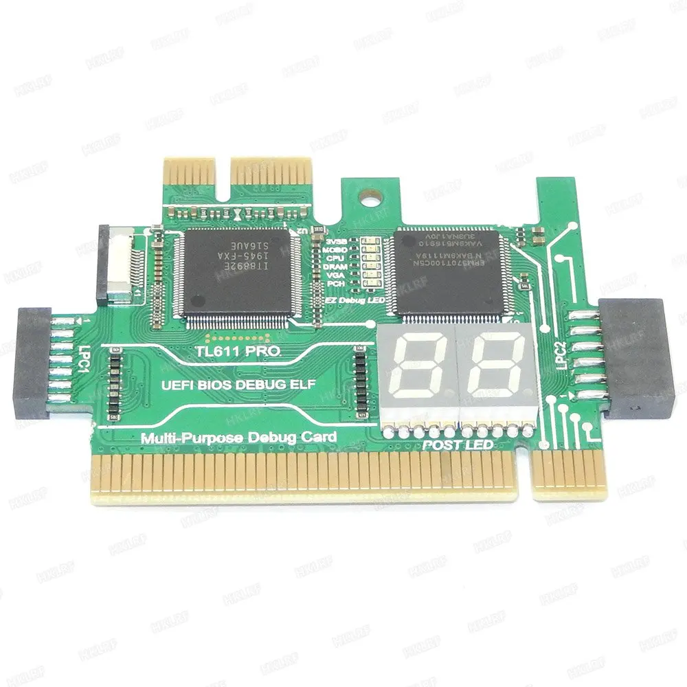 TL611 Pro Универсальный ноутбук и ПК PCI PCI-E mini PCI-E LPC материнская плата диагностический анализатор тестер отладочные карты обновленный TL460S - Цвет: TL611 Pro