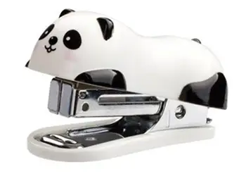 

Adeeing Cute Panda Mini Desktop Stapler&Staple Hand Stapler Office/Home Stapler(6*2.5CM)
