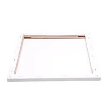 Белая пустая квадратная художница холст деревянная доска рамка для грунтованных масляные, акриловые краски