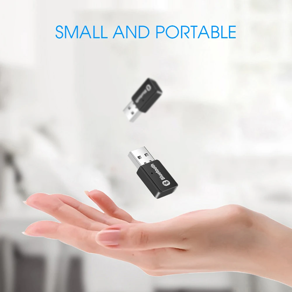 kebidu Bluetooth 5.0 Audio Transmitter Mini Stereo Bluetooth AUX RCA USB For PC Car Kit Wireless Adapter