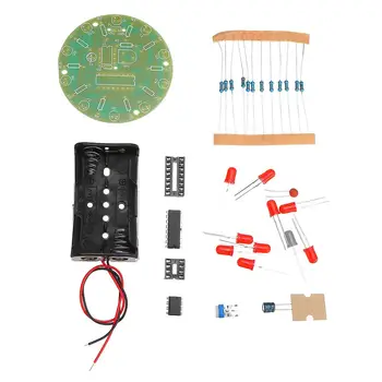 

Electronics 4017 Running Water Light DIY Kit NE555 LED Horse Race Lamp Training Drop ship