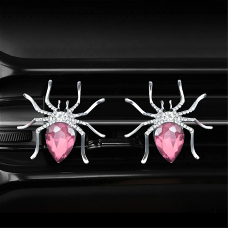 Car Air Freshener Diamond Car Perfume Creative Spider Perfume Car Interior Air Conditioning Incense Perfume