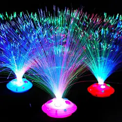 Lanterne Led colorée en Fiber optique, étoile pour fête de vacances, décoration de la maison, nuit saint valentin, jouets d'atmosphère lumineuse 