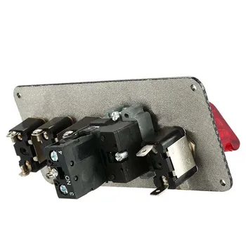 

New 12V Car Ignition Switch Engine Start Push Button 3 Toggle Racing Panel