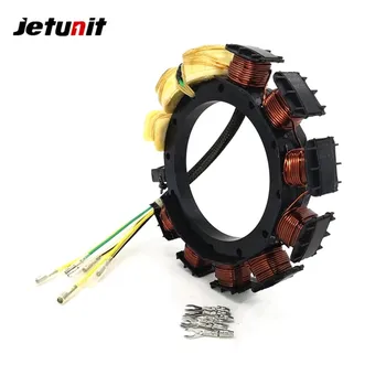 

JETUNIT Outboard Stator For Mercury 25-30-40HP 16AMP 2/3Cyl 1998-2005 174-2386, 398-852386a 4, 398-852386t 4,398-852386t 6