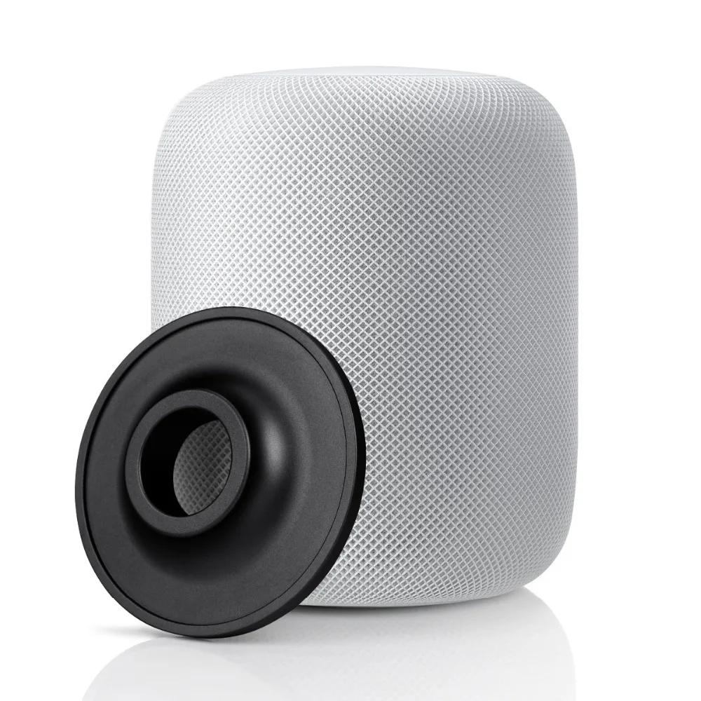 HomePod Dock, алюминиевый сплав Coaster Homepod ударопрочный Противоскользящий коврик подставка совместима с Apple HomePod динамик серебристый черный