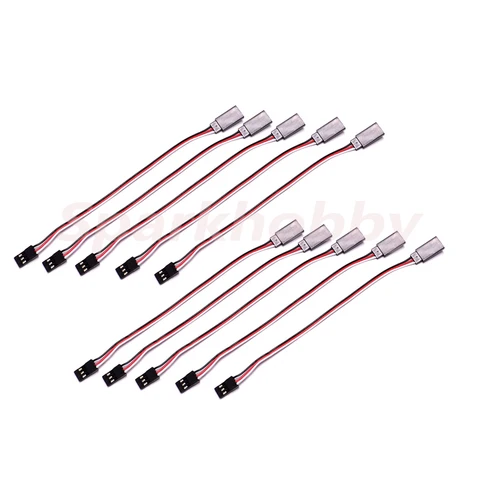 10PCS 30core 150mm200mm300mm500mm600mm RC Servo Extension Cord Cable Wire Lead JR For Rc airplane ACCS DIY parts title=