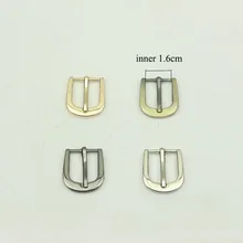 

5pcs 16mm Harf Dee Metal Pin Roller Buckle Bags Shoes Belt Slider Buckles DIY Leather Craft Adjust Clasp Hardware Accessories