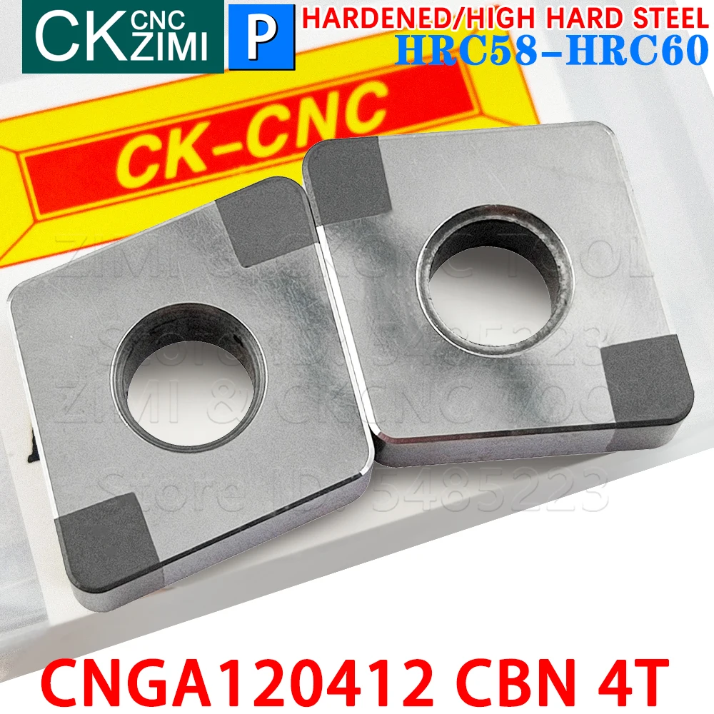 

CNGA120412 CBN-4T CNGA 120412 CBN 4T Boron Nitride Blades External turning inserts tools CNC metal lathe Cutting tools for steel