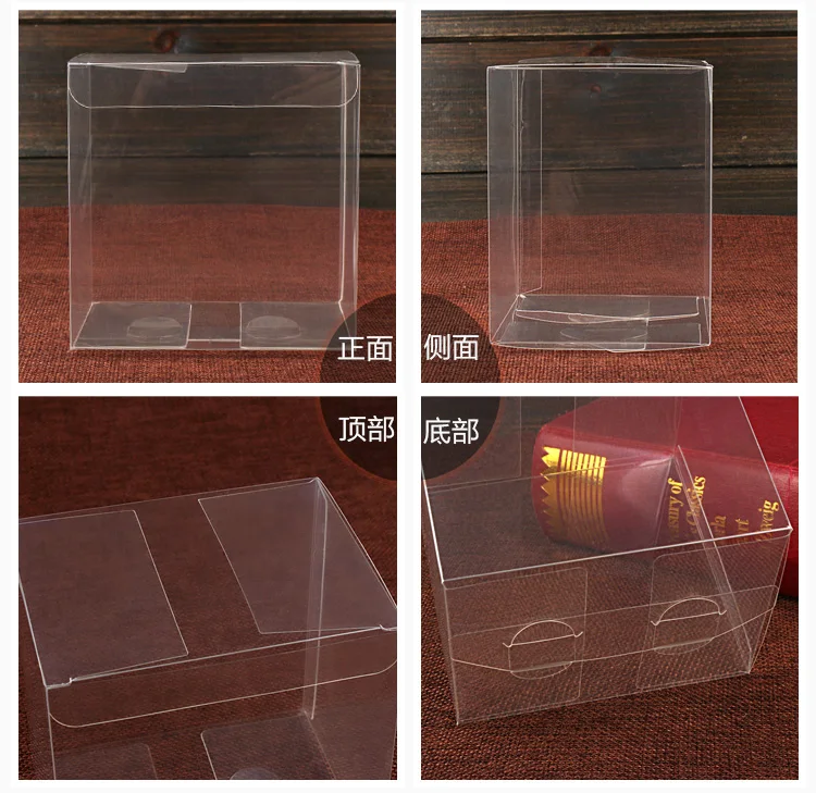 ПВХ коробка 20 шт./лот горячая прозрачная Водонепроницаемая пластиковая ПВХ Коробка прямоугольная Подарочная коробка Упаковка для рукоделия/косметики/бутылки/сувенира
