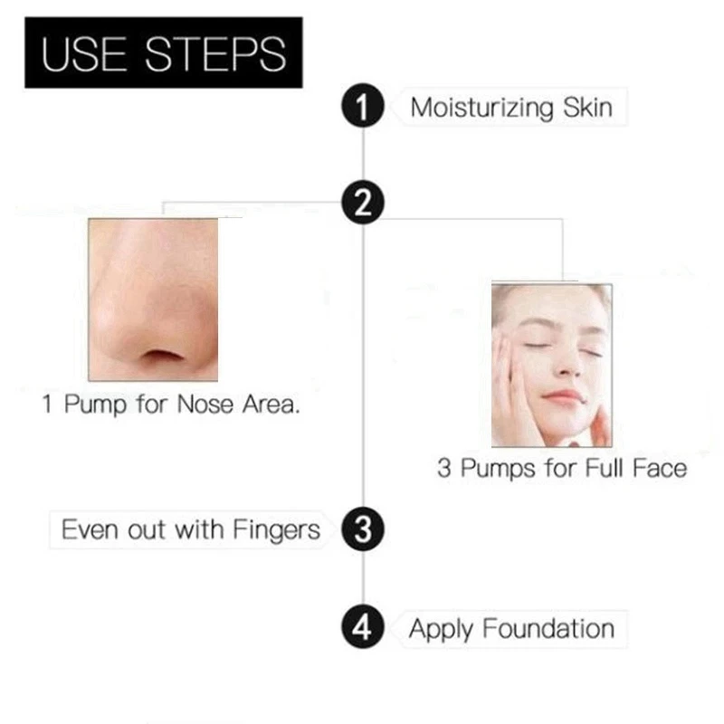 Effective Woman Clean Face Primer Makeup Pores Shrinking Moisturizer Serum Oil Control Matte Base Primer Pore Minimizer Essence