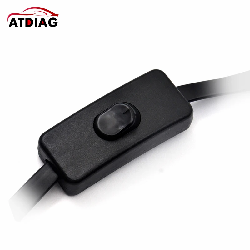 2021 OBD2 сплиттер с переключателем Удлинительный кабель Ультратонкий локтевой