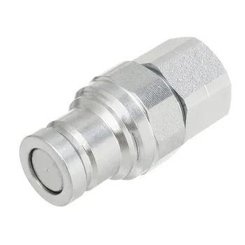 

3/8 Inch NPT Male Female Quick Connect Coupler Adapter for ISO16028 Face Hydraulic Coupling Set with PVC Protective Cover