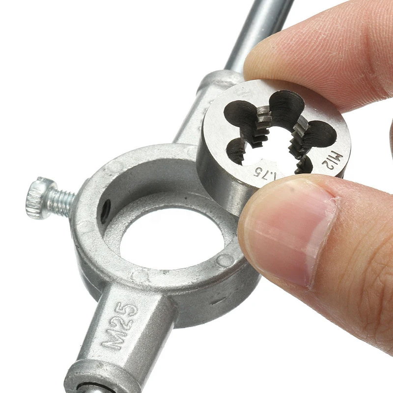 DWZ 20Pcs Threaded Cutting Set M3-M12 Pro Metric Tap Threaded Cutters Tool