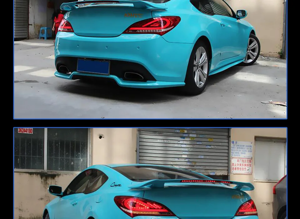 Задний фонарь для автомобиля hyundai монеты 2009- Genesis Coupe светодиодные противотуманные фары DRL дневные ходовые огни тюнинг автомобильные аксессуары