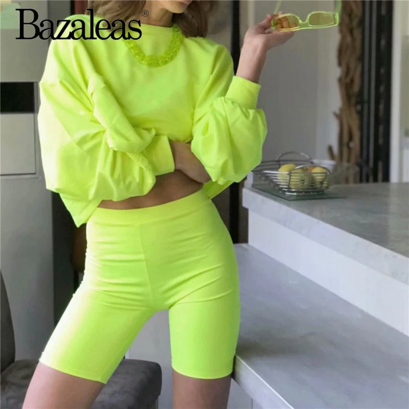 Bazaleas карамельных цветов женские велосипедные шорты панк летние сексуальные байкерские шорты модные короткие feminino Прямая