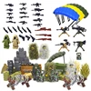 PUBG Accessories Swat Weapon Soldier Guns Fence Ghillie Suits bricks WW2 Army MOC Parts Building Block Military scene series ► Photo 3/6