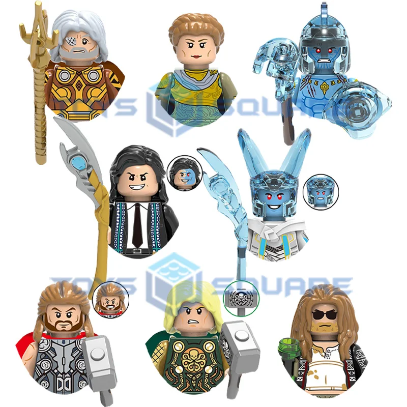 Конструктор Odin Laufey Thor Frigga Loki кубики набор MOC подарки игрушки для детей | Игрушки и