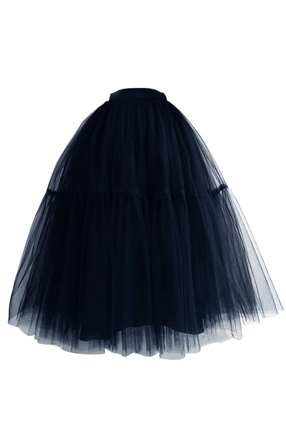 Dark Blue 5 Слои нижние юбки черный, красный синее Тюлевое платье короткий подъюбник платья для танцев и балета нижние юбки с юбкой в складку из тонкого сетчатого полотна, Нижняя юбка - Цвет: Dark Blue