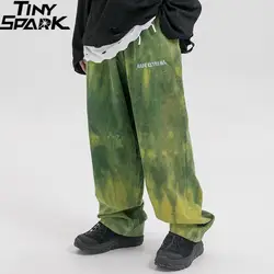 2019 хип брюки уличная Мужская Harajuku мешковатые брюки вельветовые Ретро беговые штаны винтажные спортивные брюки шаровары свободные