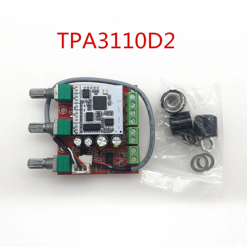 TPA3110D2 сабвуфер усилительная плата Bluetooth 2,1 канала TPA3110 Активный цифровой аудио усилители 15 Вт * 2 + 30