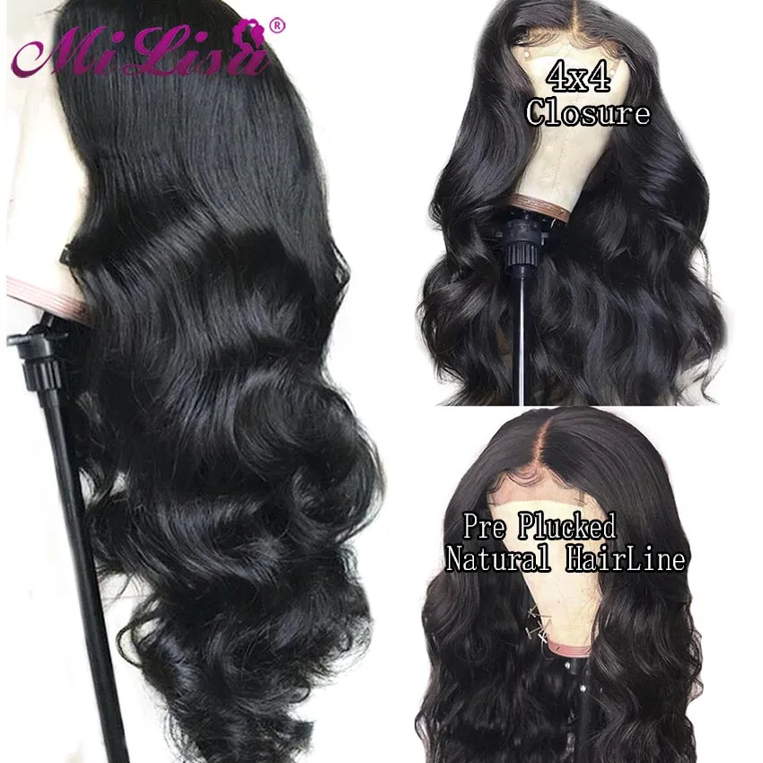 

10- 26 inch Body Wave Wig Remy Peruvian Lace Front Wig Pre Plucked Remy Hair 13X4 Lace Frontal Human Hair Wigs for Black Women