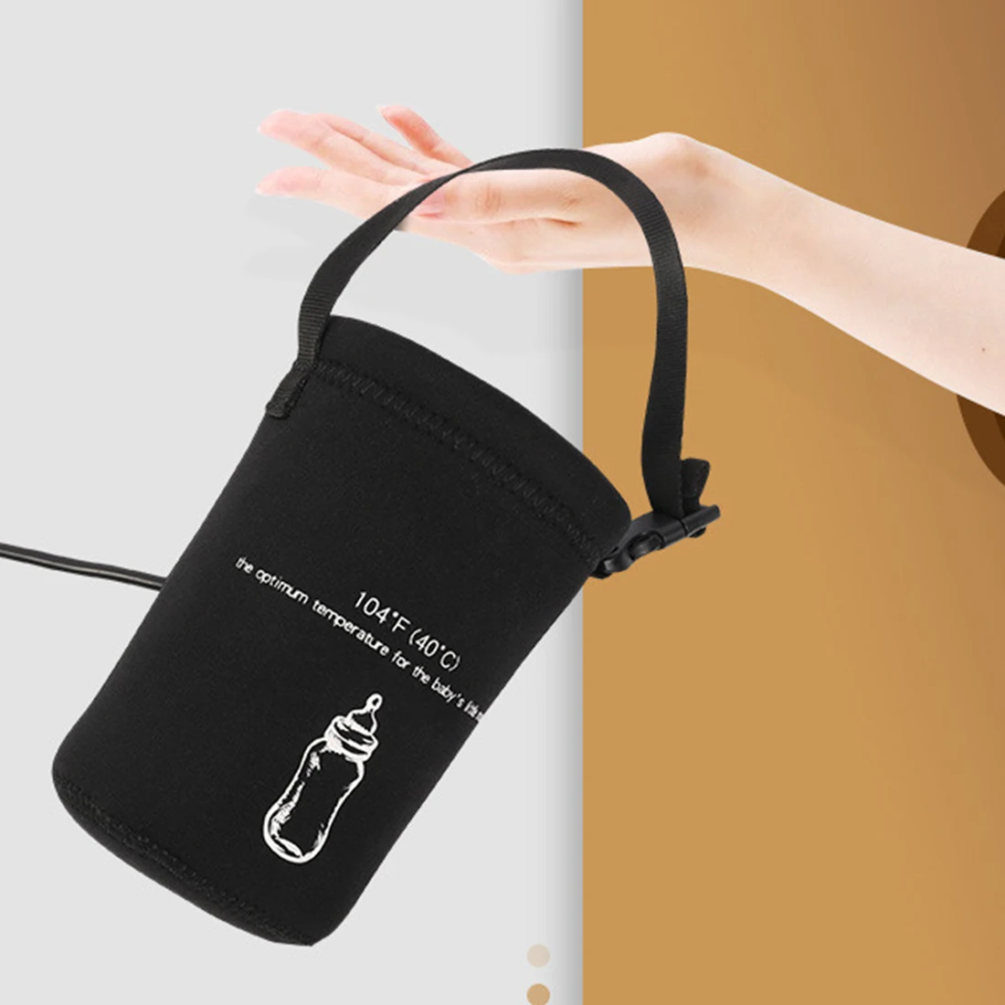 Бутылочка для кормления, изоляционная крышка, универсальный нагревательный рукав, usb зарядка, постоянная температура, бутылочка для молока, подогреватель