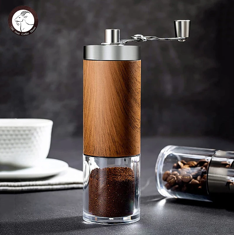 Manual Coffee Grinder with Adjustable Settings - Patented Conical