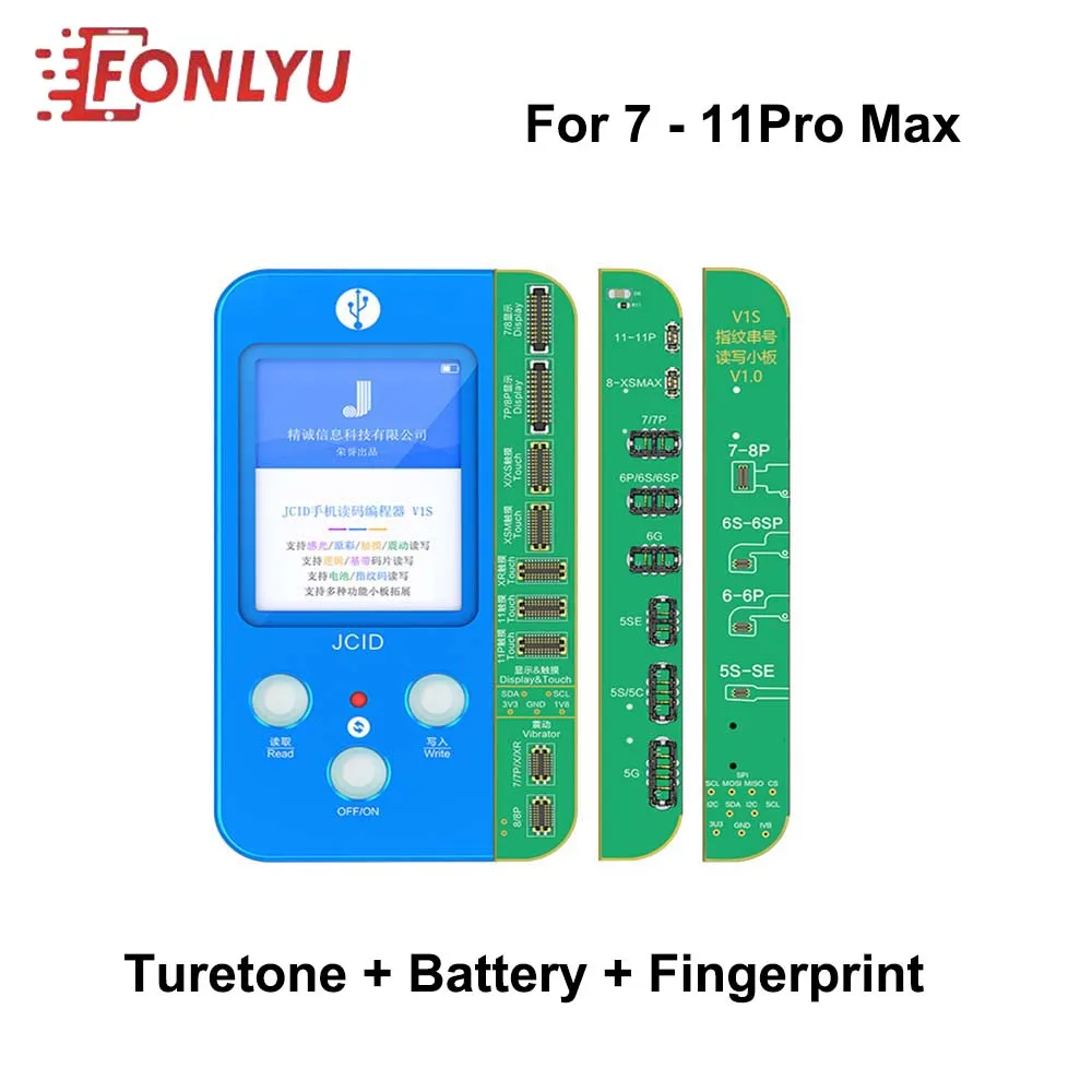 US $88.35 Jc V1s Photosensitive Color Touch Shock Battery Fingerprint Serial Number Programmer For Iphone 7 11pro Max Free Ship