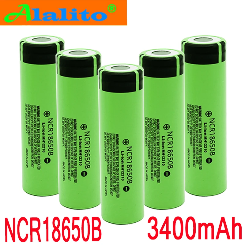 Новинка 18650 батарея 3400mah 3,7 v литиевая батарея для NCR18650B 3400mah подходит для аккумулятора фонарика