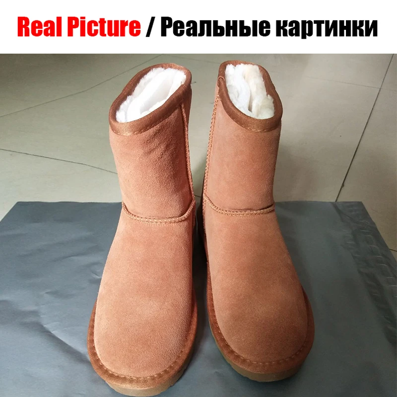 SARAIRIS/новые зимние теплые ботинки в сдержанном стиле женские ботинки из спилка женские ботильоны на платформе г. Женская обувь