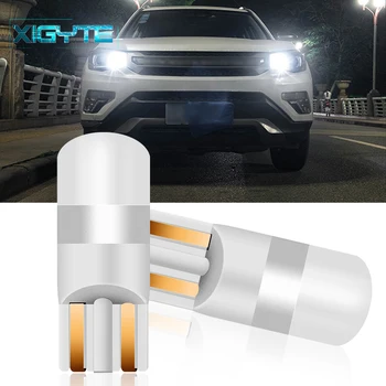 

2PCS 2019 3030 SMD 350LM T10 W5W LED Car Clearance Lights Reading Lamp Auto Vehicle Dome Door Bulb Accessories Pure White 6000K