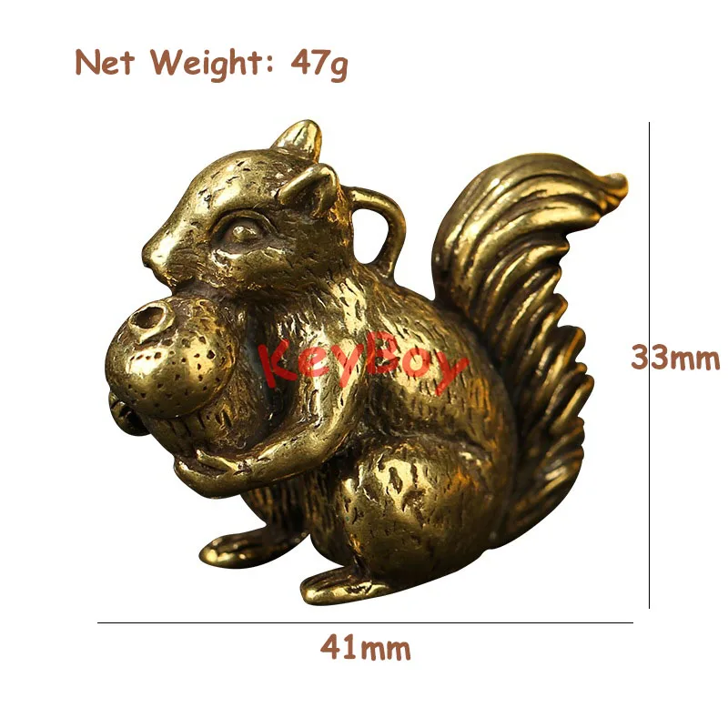 Squirrel Nut Car Keychain Pendant (4)