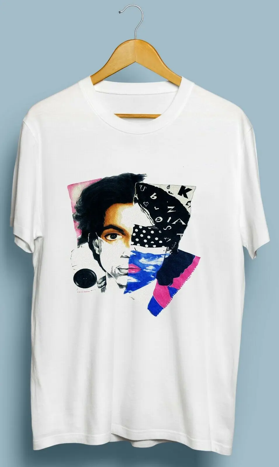 Винтажная Футболка принца дождь фиолетовый Размер S M L XL 2XL модные хлопковые