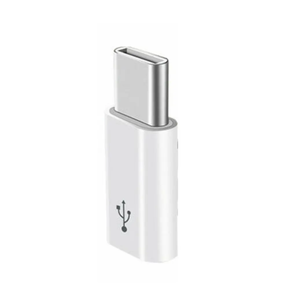 Usb3.1 type-C адаптер Micro Usb для type-C для Android мобильный телефон адаптер Otg головка кабель для передачи данных адаптер - Цвет: Белый