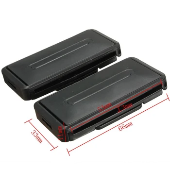 

Cars Seat Belt Clips Power Boats Black Comfortable Improve Safety Trucks 2Pcs Set Brand New Universal