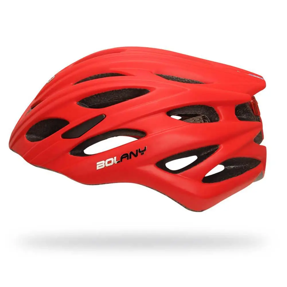 Adults Bicycle Helmet Adjustable Breathable 22 Vents Sports Helmet Head Cover Protection On For MTB Road Bike Insect Net Helmet - Цвет: Red