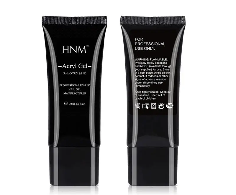 HNM 30 мл УФ-полигель для наращивания ногтей акриловый гель для наращивания акриловый полигель акриловый гель нужна ручка-стикер щетка гель для дизайна ногтей лак