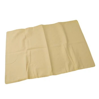 

Natural Chamois Leather Car Cleaning Cloth Genuine Leather Wash Suede Absorbent Quick Dry Towel Streak Free Lint
