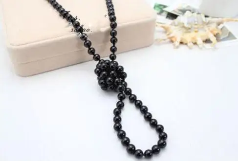 

Новое поступление жемчужное ожерелье 8 мм круглый 55 дюймов длинные ювелирные изделия ручной работы Южное море ракушки модные жемчужные ювелирные изделия идеальный подарок для женщины