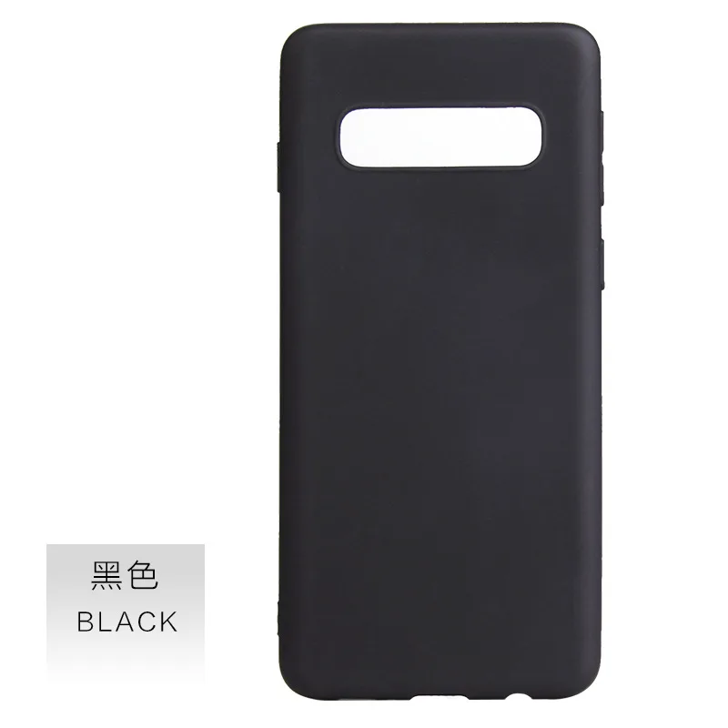 Силиконовый чехол для телефона samsung Galaxy Note 10 ярких цветов для samsung Galaxy Note 10 Pro Coque Funda - Цвет: Черный