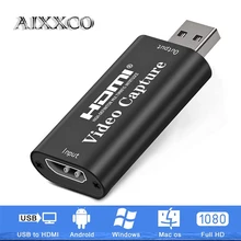 AIXXCO 4K видео захвата USB HDMI карта видео захвата записи коробка для PS4 dvd-видеокамеры Камера Запись прямые трансляции AIXXCO 4K видео захвата USB HDMI карта видео захвата записи коробка для PS4 dvd-видеокамеры Камера Запись прямые трансляции