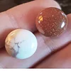 FLTMRH 25mm Natural Gem Stones Round Cabochon CAB No Hole   For Making Jewelry ► Photo 2/6