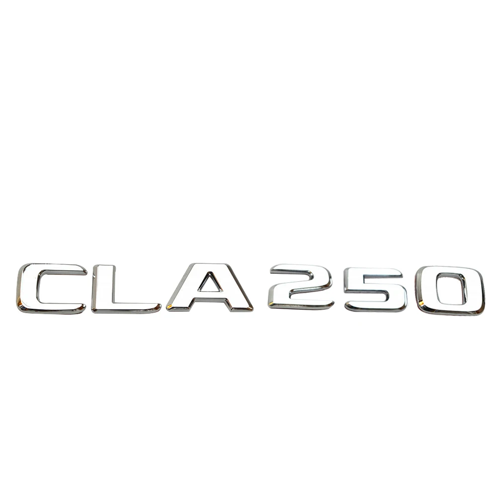 CLA180 CLA200 CLA220 CLA250 CLA260 задний багажник письмо эмблемы Стикеры 3D для Mercedes Benz AMG CLA